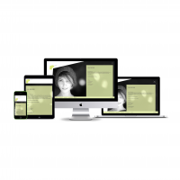 digitales Abschlussportfolio mit responsivem Layout